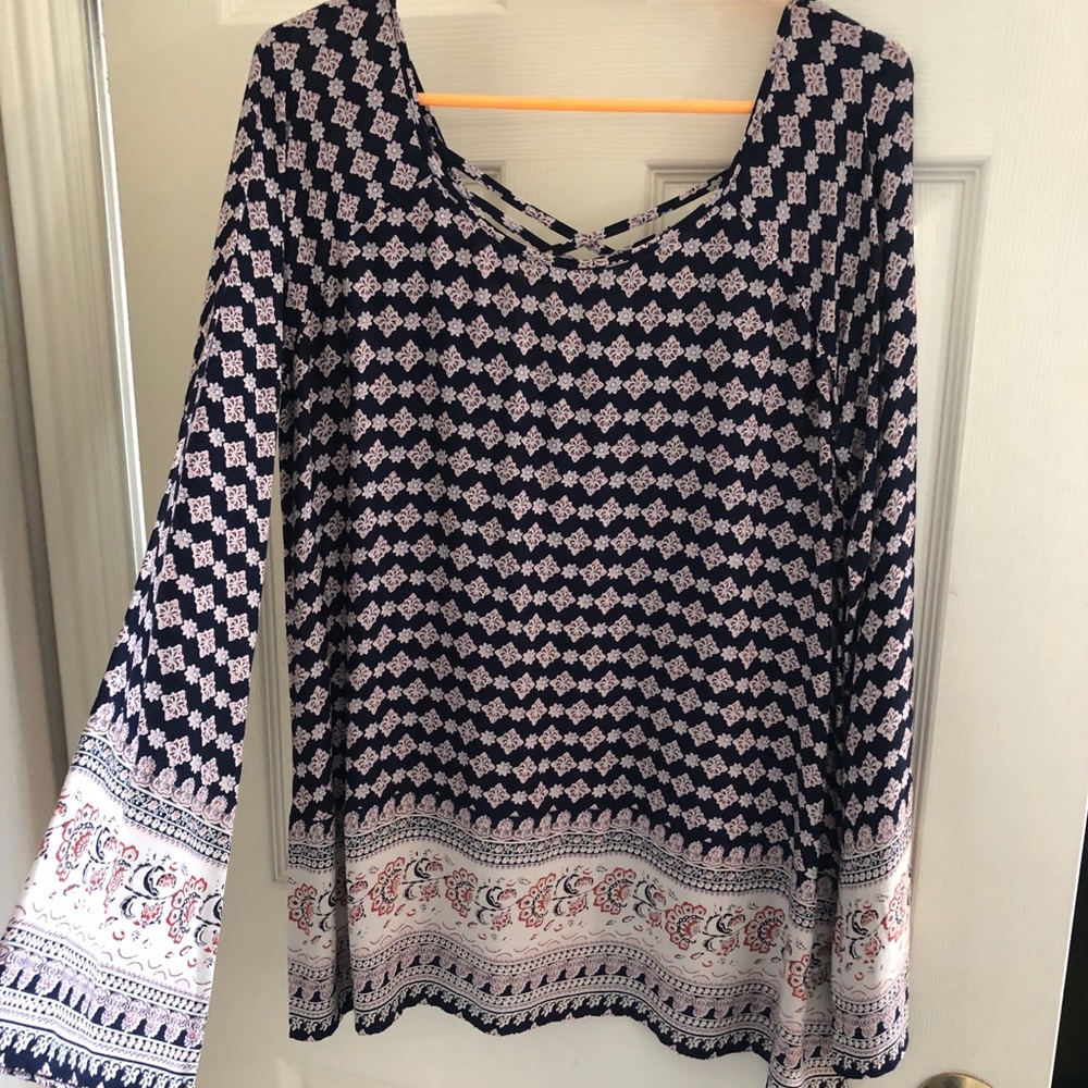 Boho style blouse